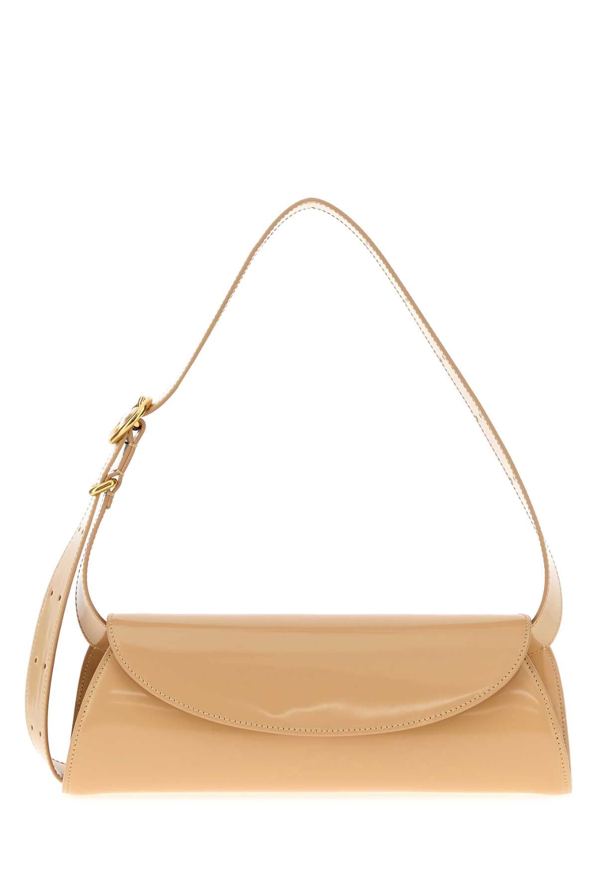 Jil Sander Women Skin Pink Leather Small Cannolo Shoulder Bag JIL SANDER