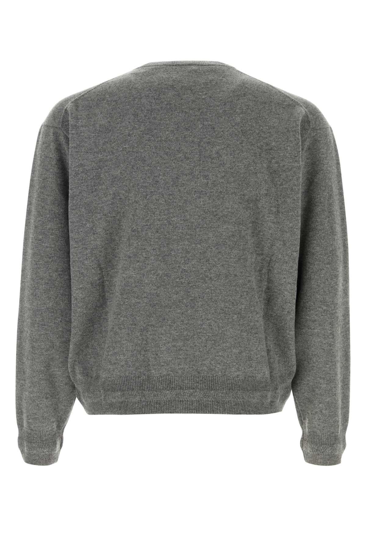 Jil Sander Men Dark Grey Cashmere Sweater JIL SANDER