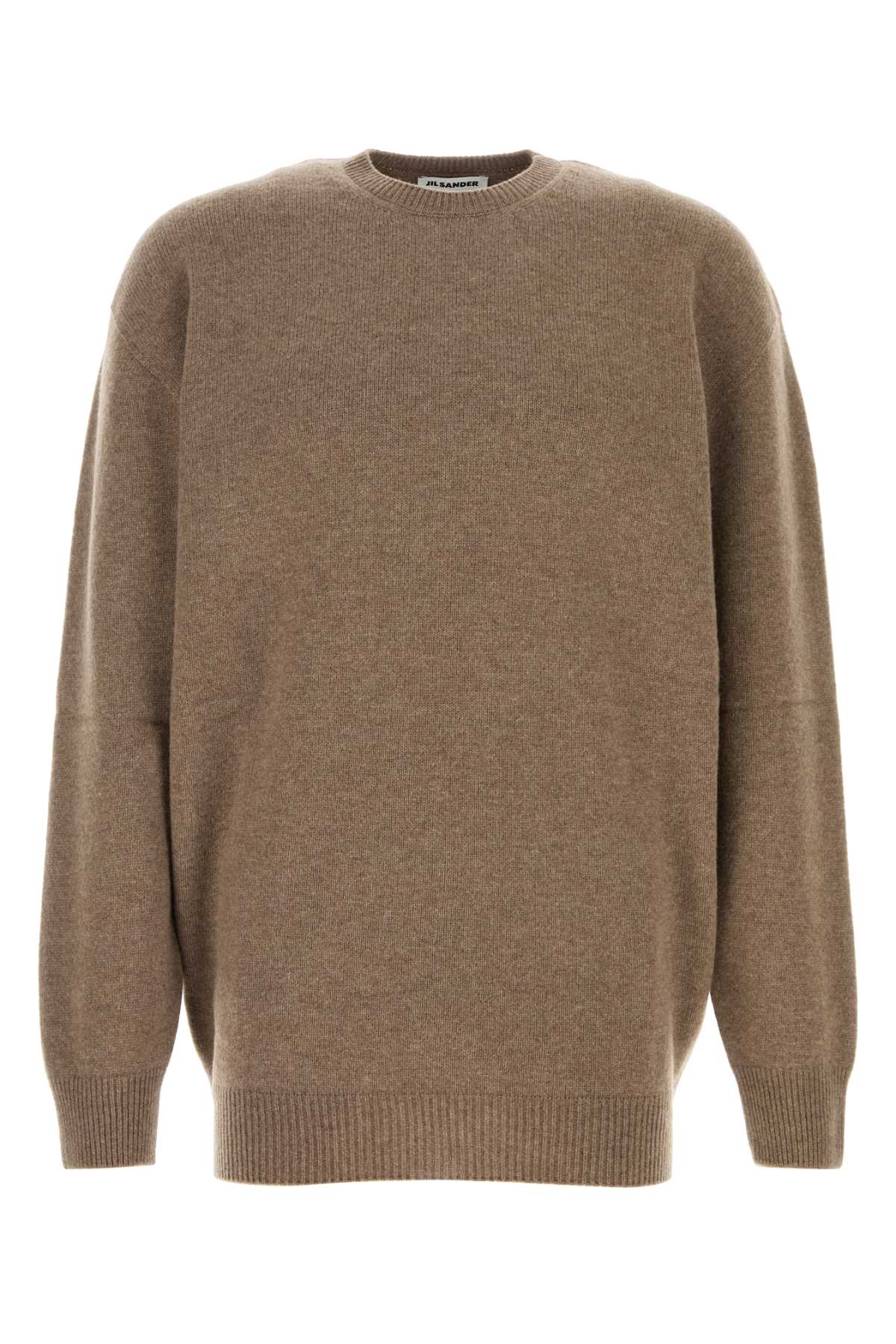 Jil Sander Men Biscuit Wool Blend Oversize Sweater JIL SANDER