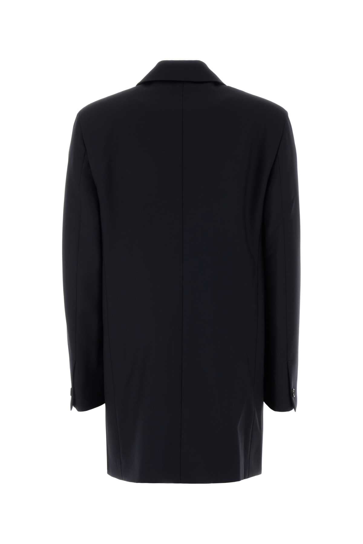 Jil Sander Women Midnight Blue Wool Blend Blazer JIL SANDER