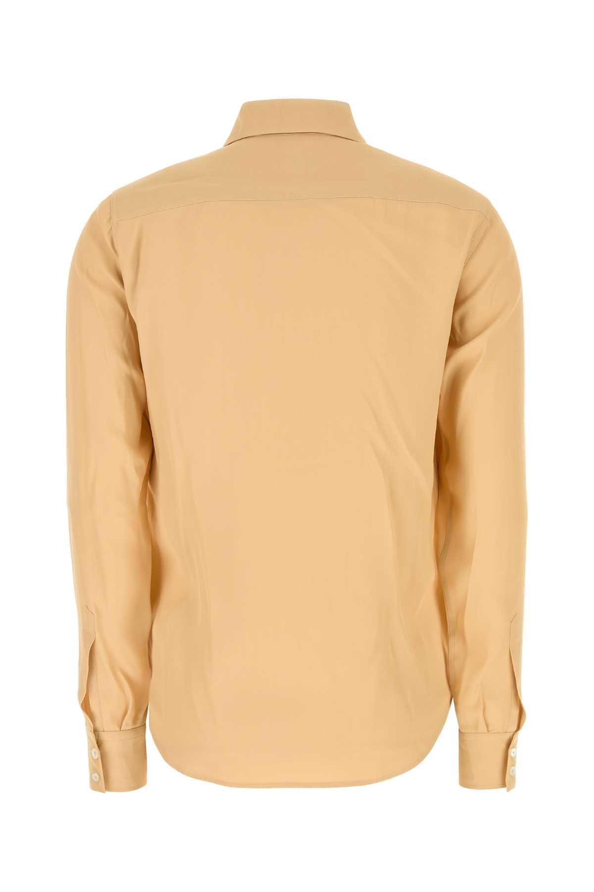 Jil Sander Women Peach Viscose Shirt JIL SANDER
