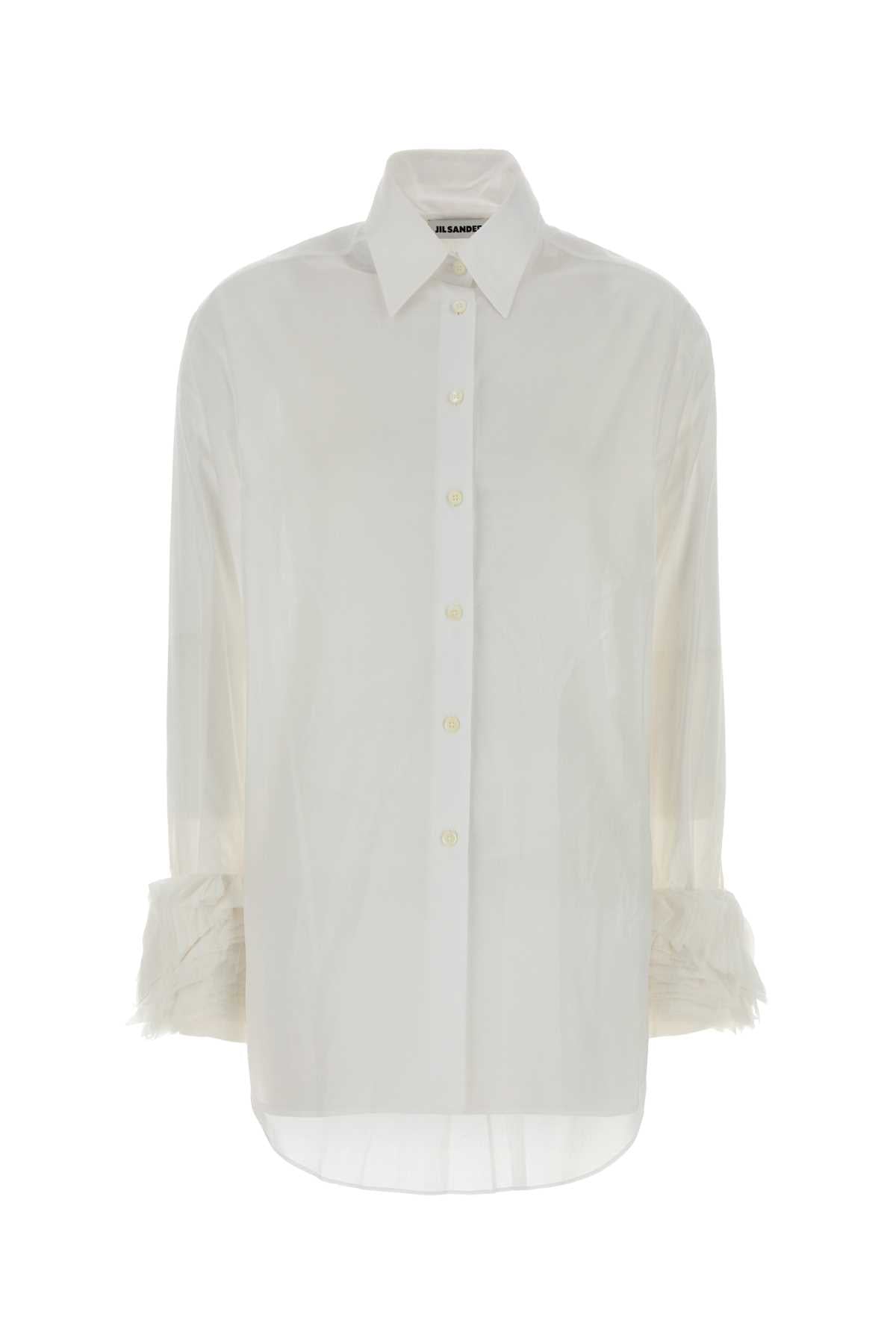 Jil Sander Women White Muslin Shirt JIL SANDER