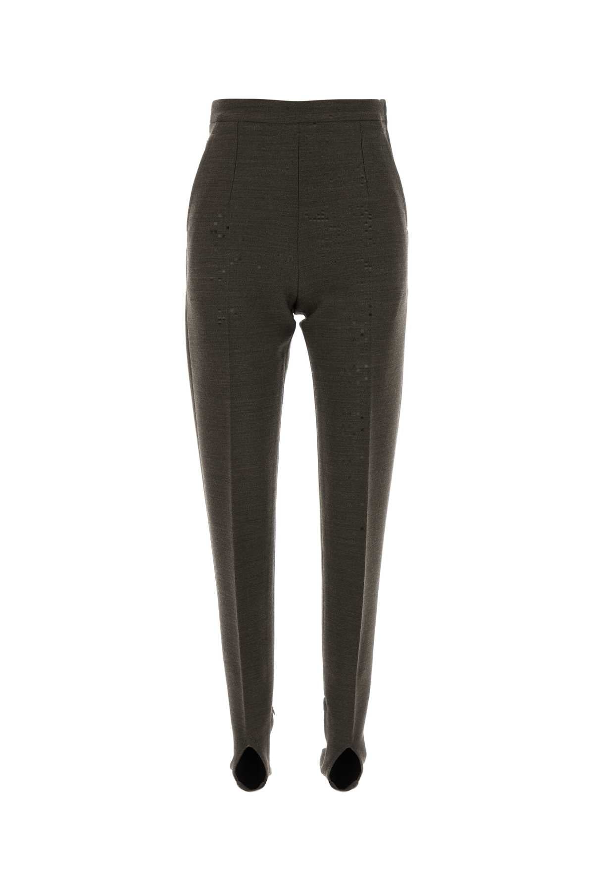 Jil Sander Women Mud Stretch Wool Blend Pant JIL SANDER