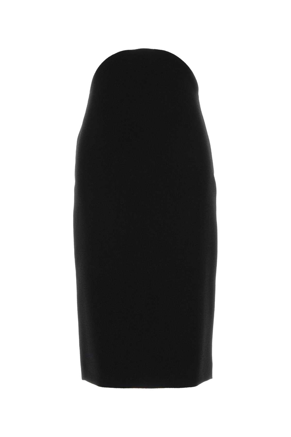 Jil Sander Women Black Wool Skirt JIL SANDER