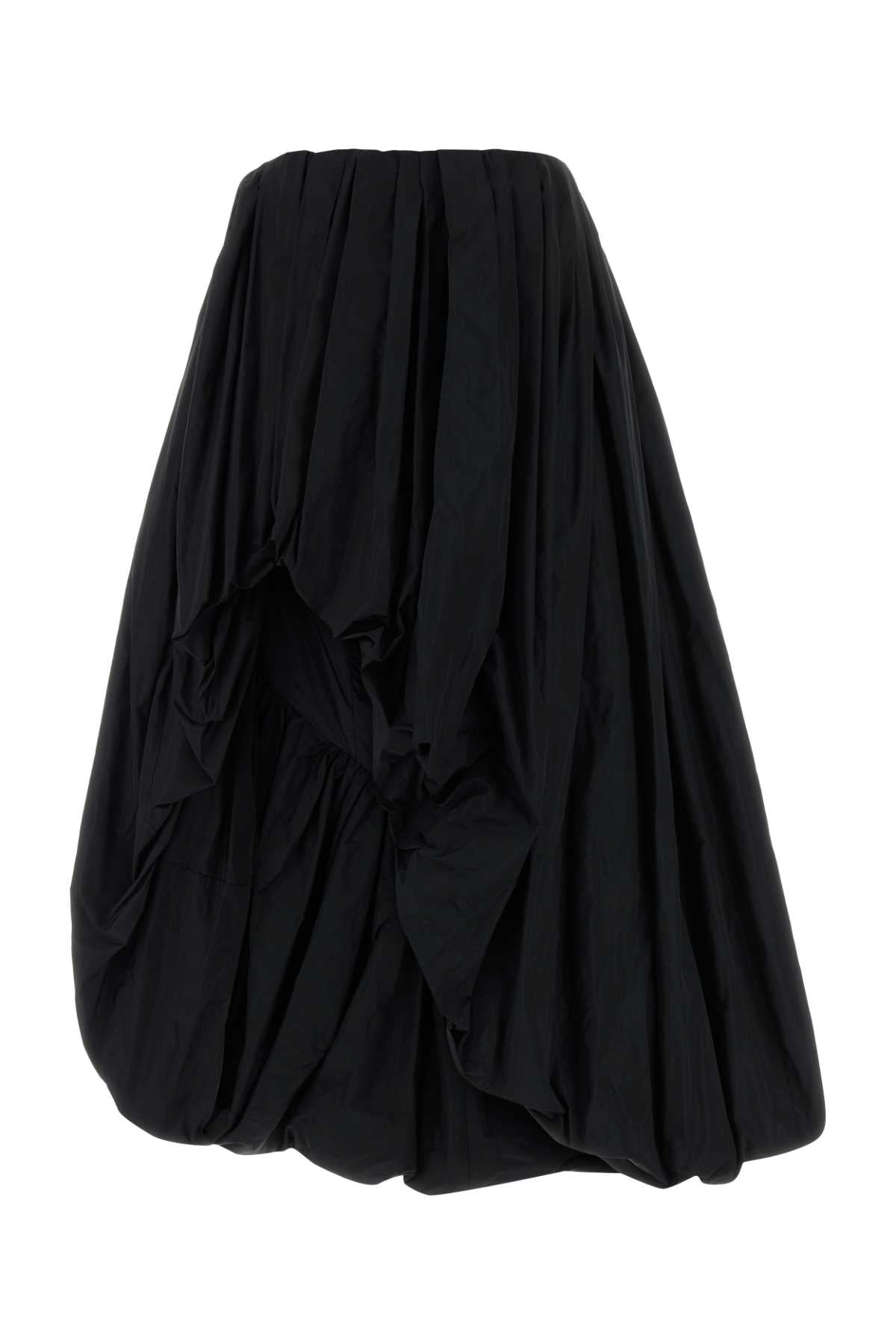 Jil Sander Women Black Polyester Skirt JIL SANDER