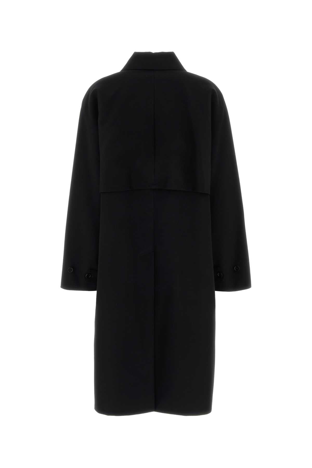 Jil Sander Women Black Wool Coat JIL SANDER