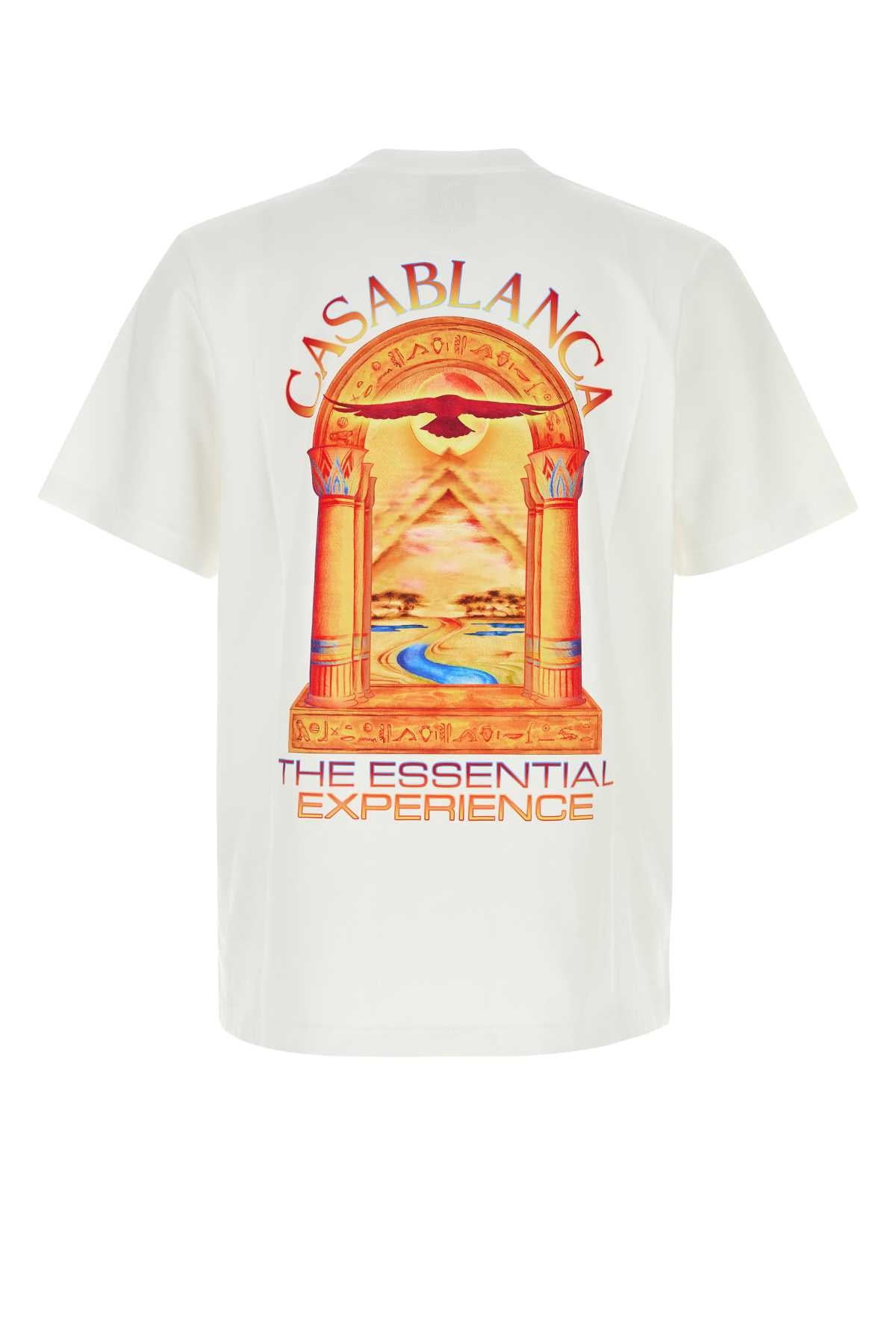Casablanca Men White Cotton T-Shirt CASABLANCA