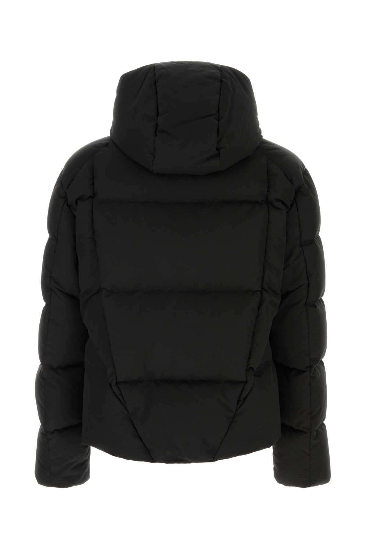 Off White Men Black Nylon Blend Padded Jacket OFF-WHITE