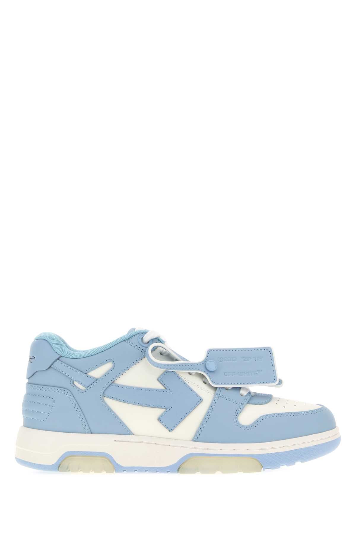 Off White Women Two-Tone Leather Out Of Office Sneakers OFF-WHITE