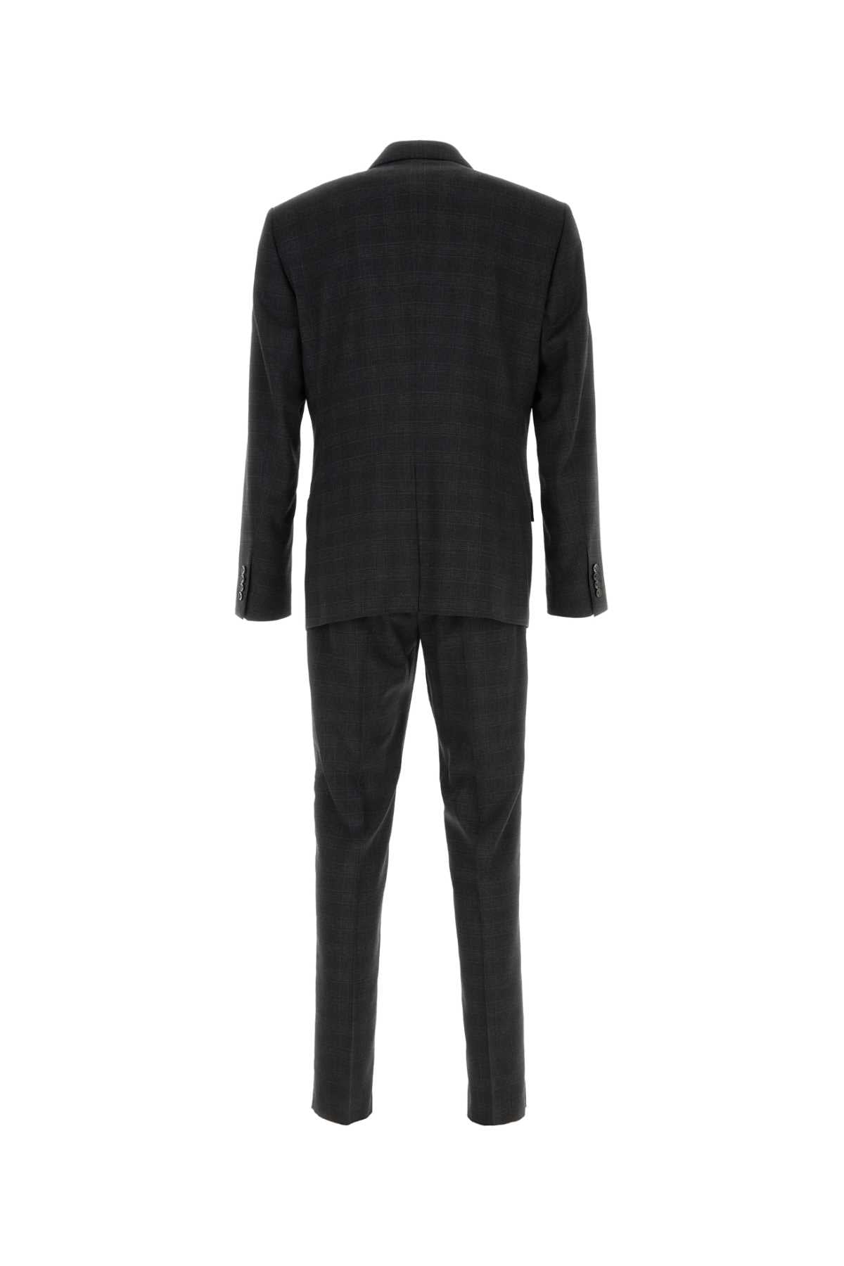 Dolce & Gabbana Men Embroidered Stretch Wool Blend Suit DOLCE & GABBANA