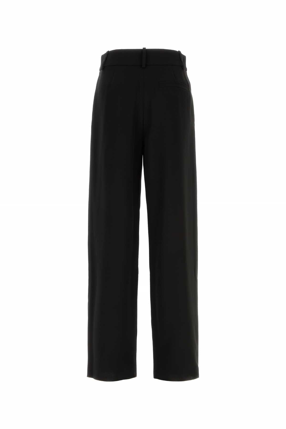 Giorgio Armani Women Black Silk Pant GIORGIO ARMANI