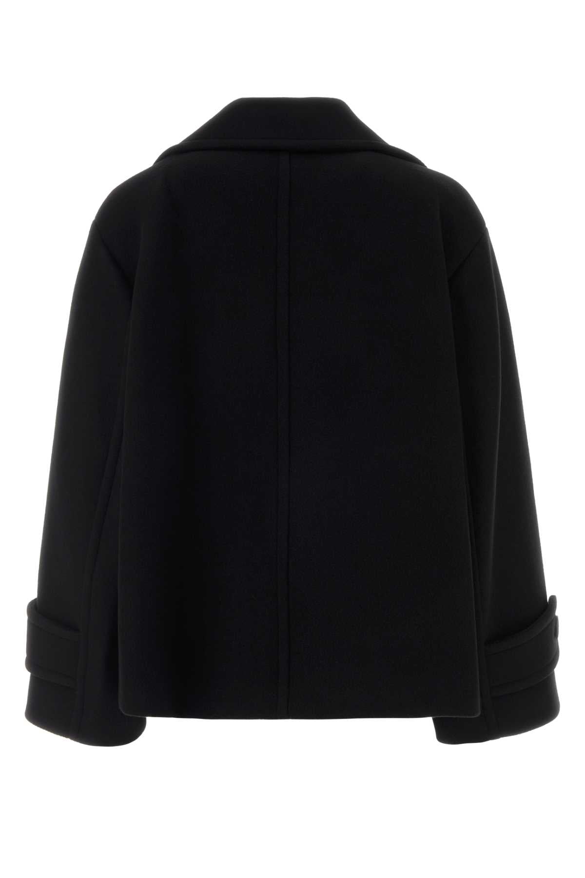 Chloe Women Black Wool Blend Coat CHLOE