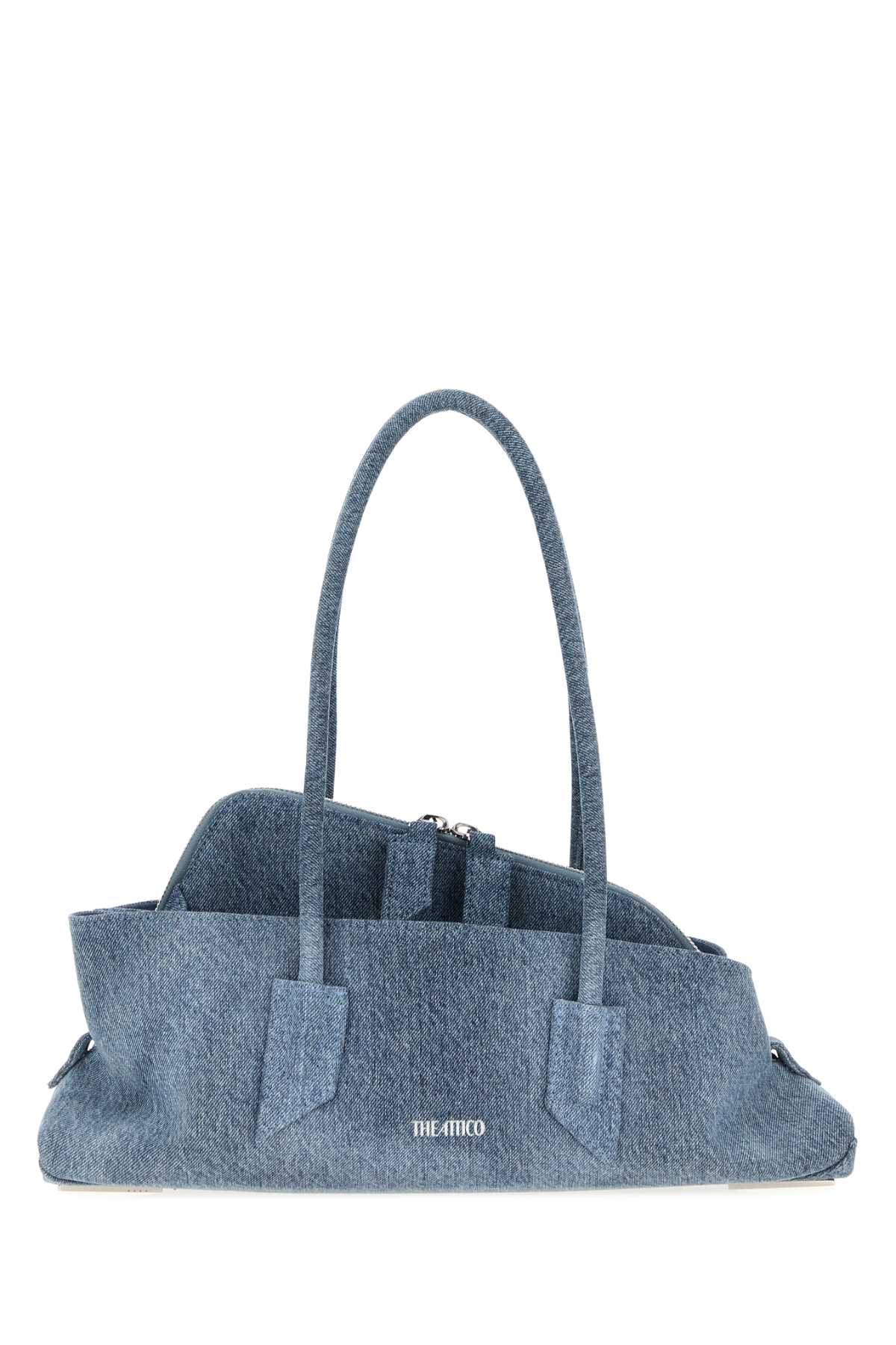 The Attico Women Denim Small La Passeggiata Shoulder Bag THE ATTICO