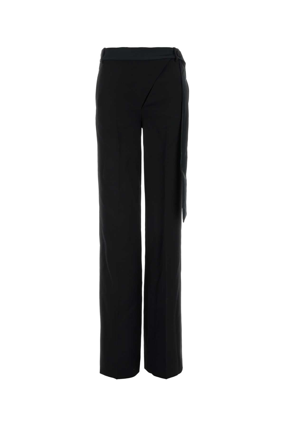 The Attico Women Black Wool Pant THE ATTICO