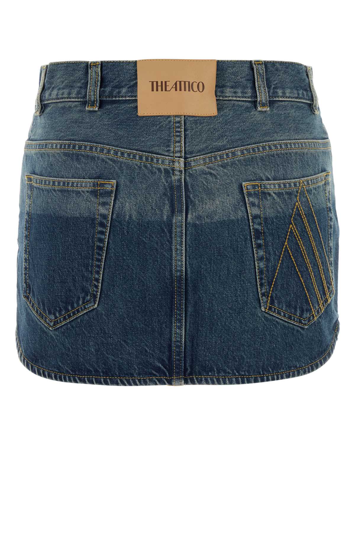 The Attico Women Denim Mini Skirt THE ATTICO