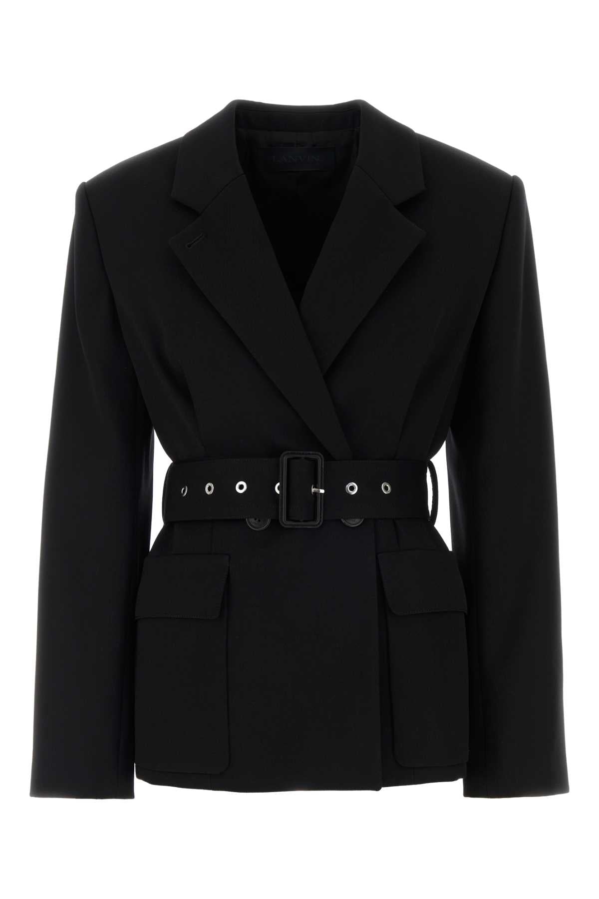 Lanvin Women Black Wool Blazer