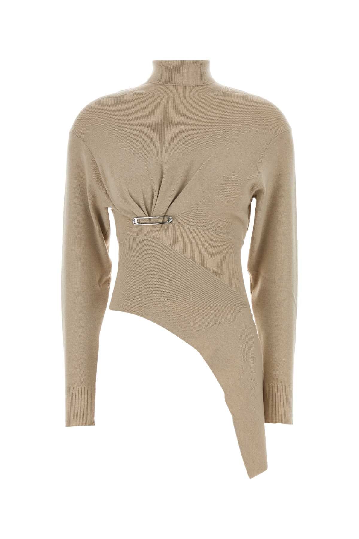 Lanvin Women Sand Wool Blend Sweater LANVIN