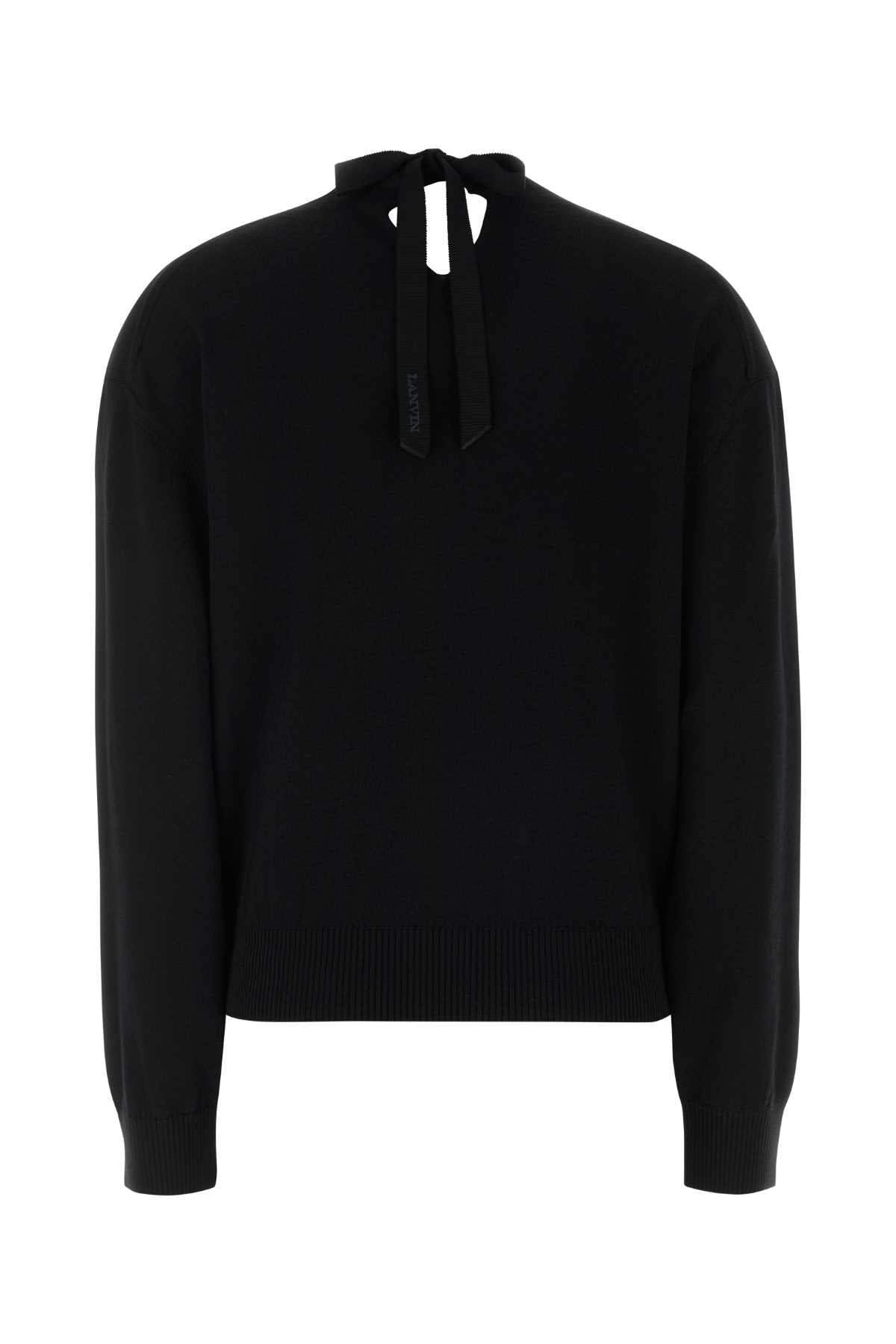 Lanvin Women Black Wool Blend Sweater
