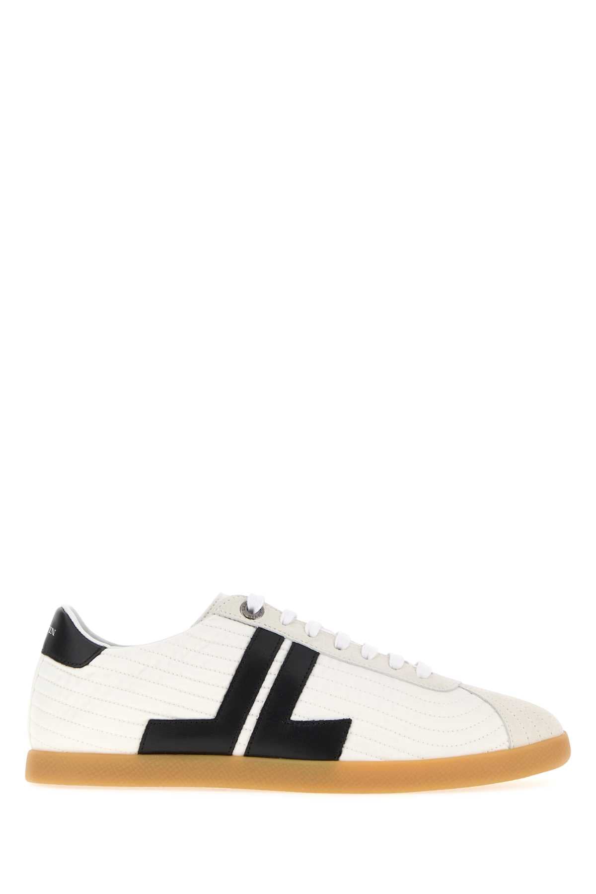 Lanvin Women White Canvas Glen 2.0 Sneakers