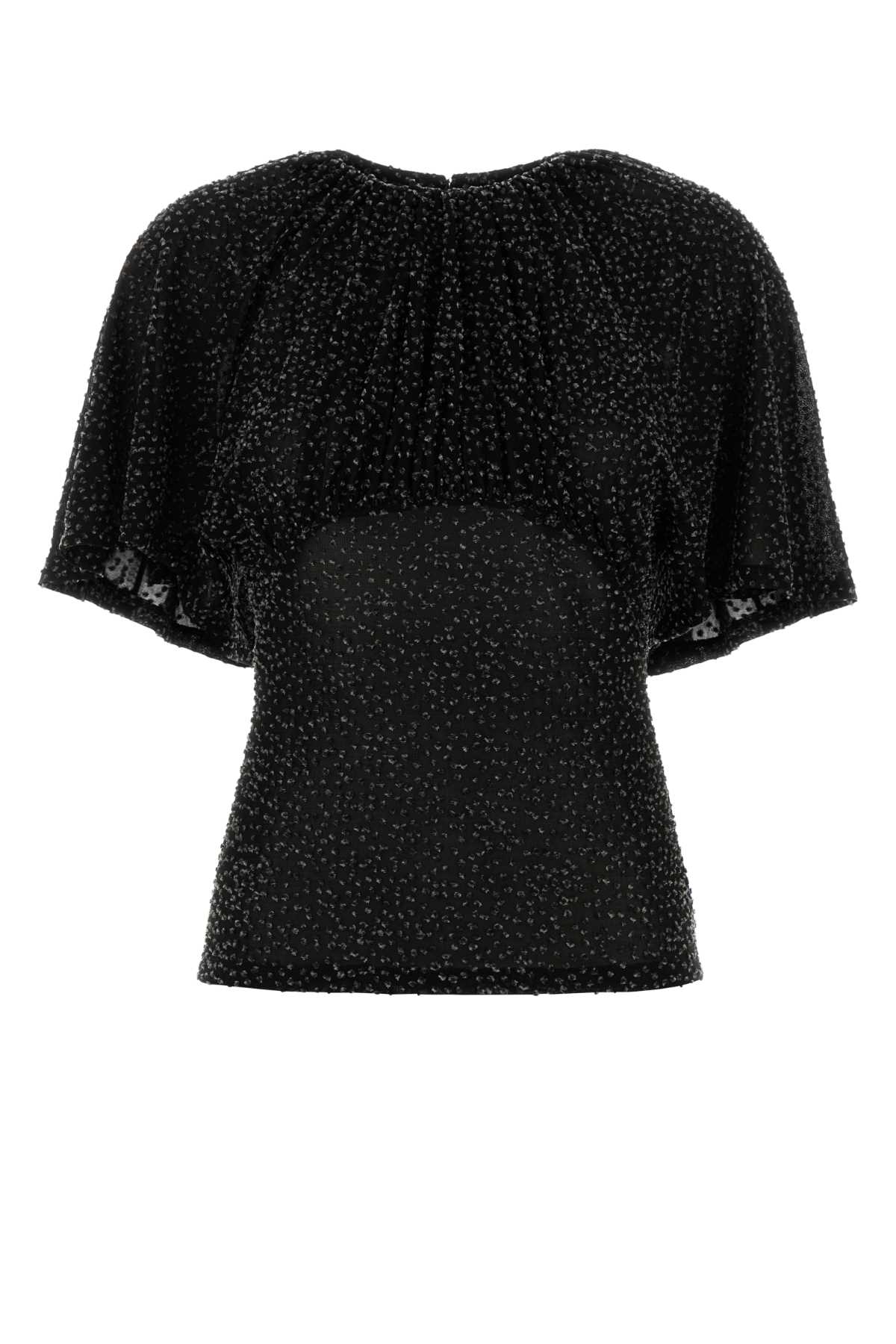 Rabanne Women Embroidered Stretch Viscose Blend Top PACO RABANNE