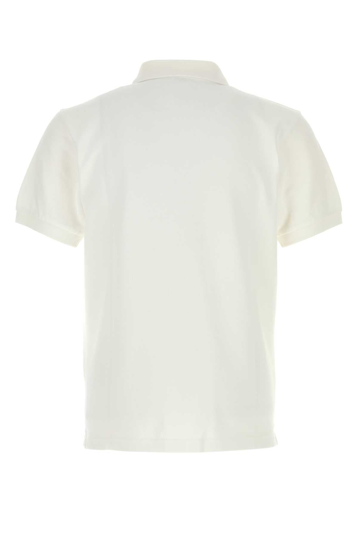 Kenzo Men White Piquet Polo Shirt KENZO