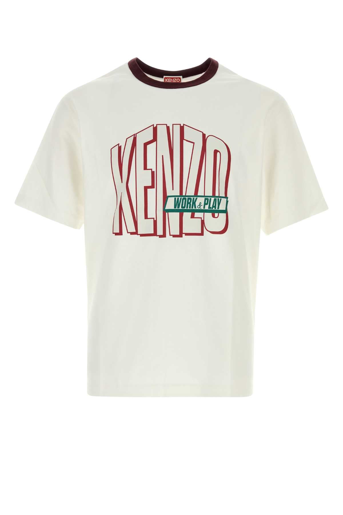 Kenzo Men White Cotton T-Shirt KENZO