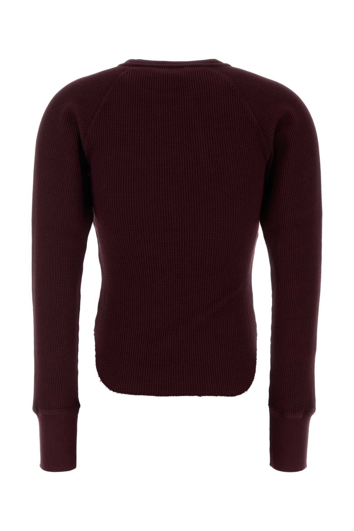 Kenzo Women Burgundy Cotton T-Shirt KENZO