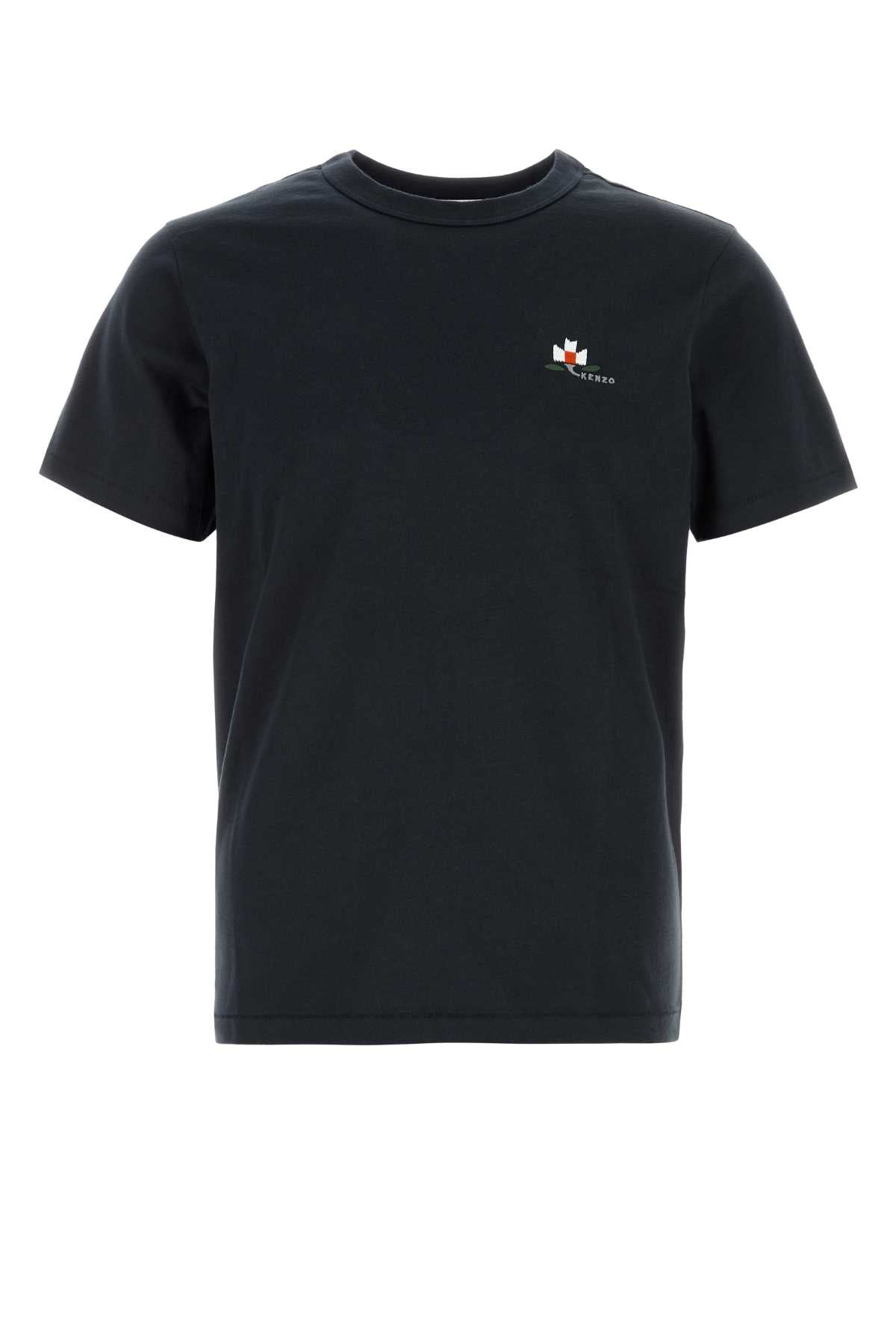 Kenzo Men Midnight Blue Cotton T-Shirt KENZO