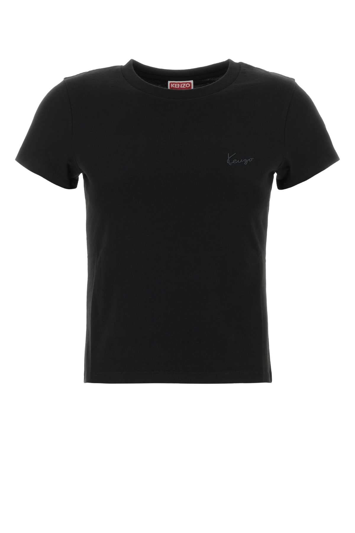 Kenzo Women Black Cotton T-Shirt KENZO