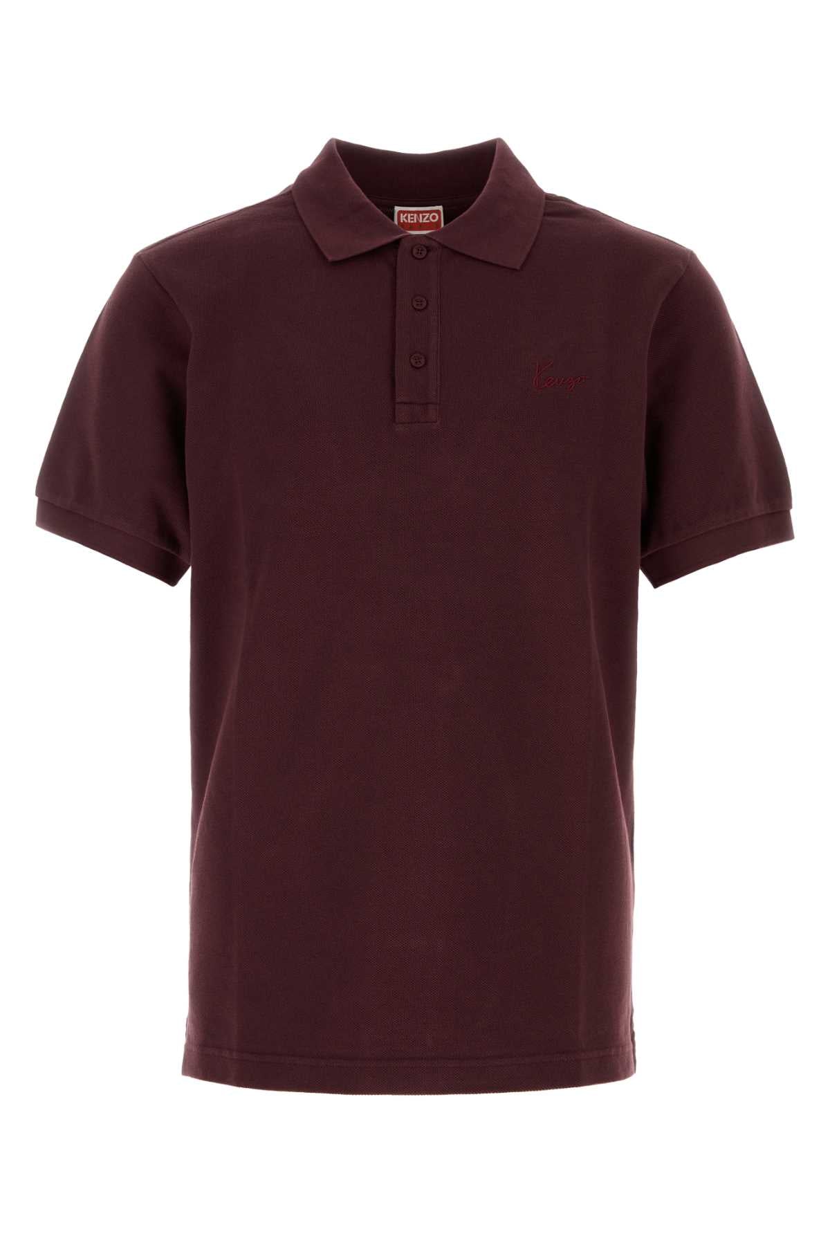 Kenzo Men Grape Piquet Polo Shirt KENZO