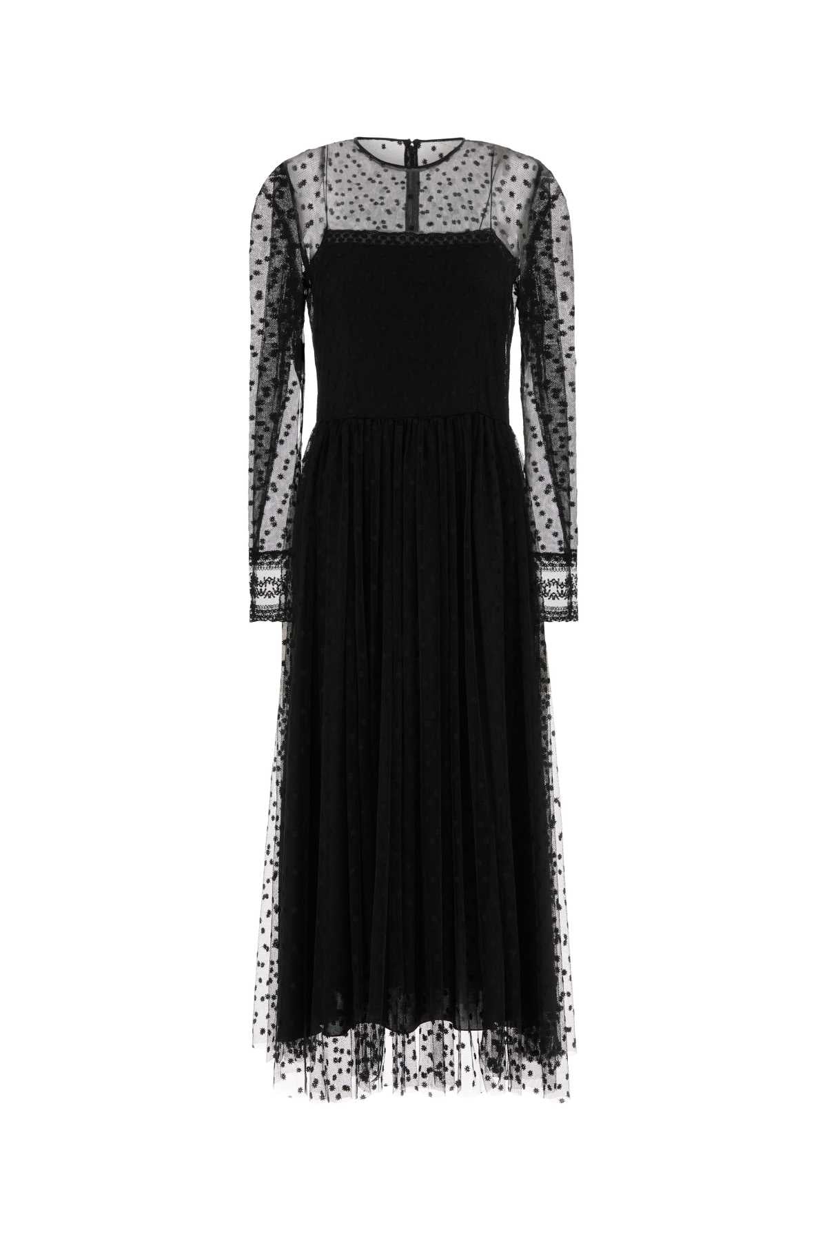 Alberta Ferretti Women Black Tulle Dress ALBERTA FERRETTI