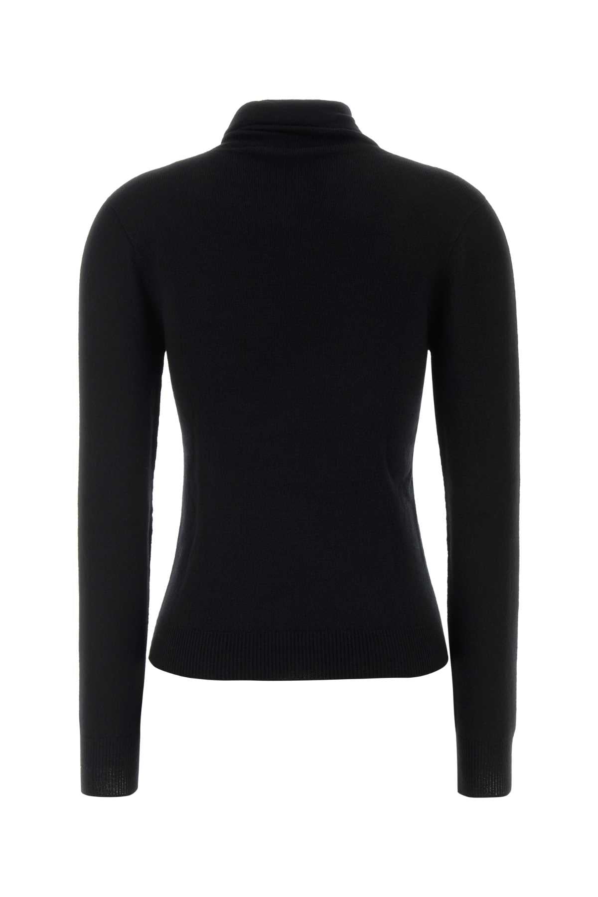 Alberta Ferretti Women Black Wool Blend Sweater ALBERTA FERRETTI