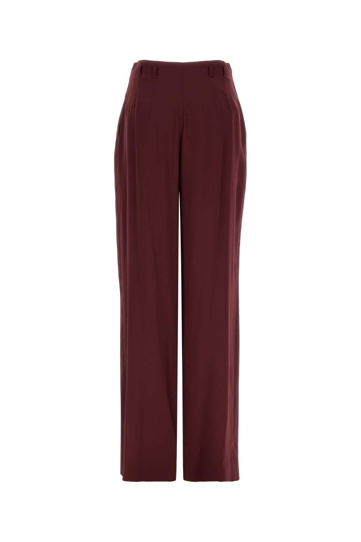 Alberta Ferretti Women Grape Crepe Wide-Leg Pant ALBERTA FERRETTI