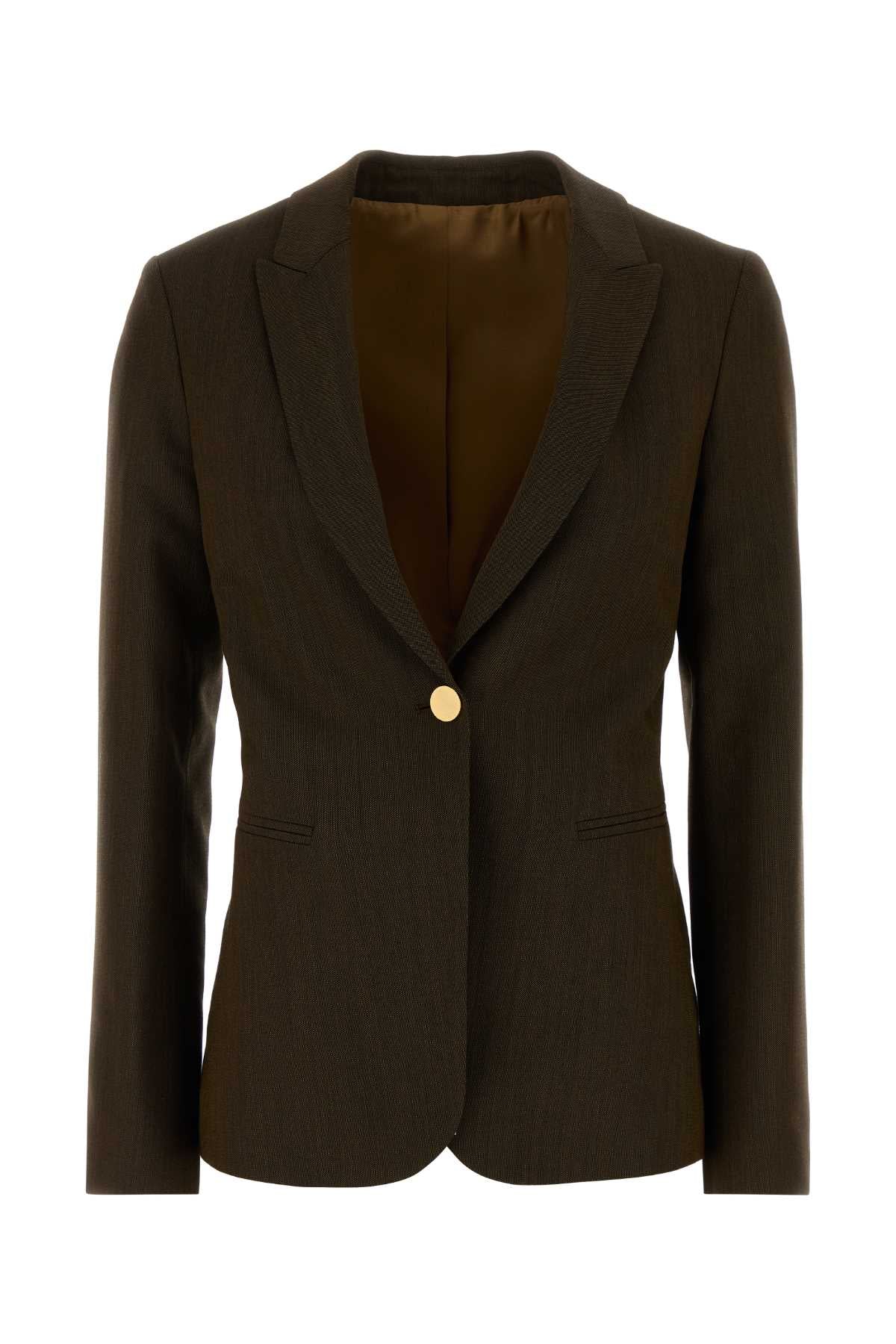 Alberta Ferretti Women Mud Twill Blazer ALBERTA FERRETTI