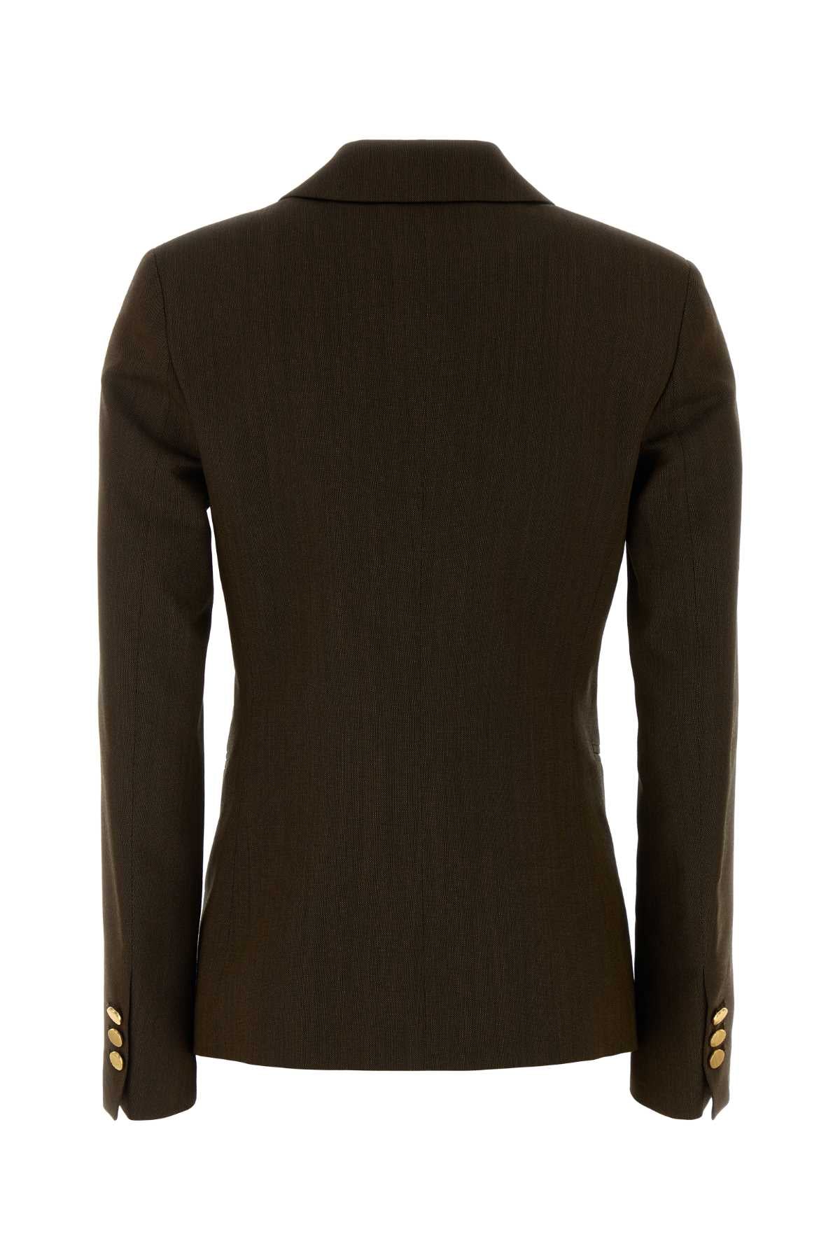 Alberta Ferretti Women Mud Twill Blazer ALBERTA FERRETTI
