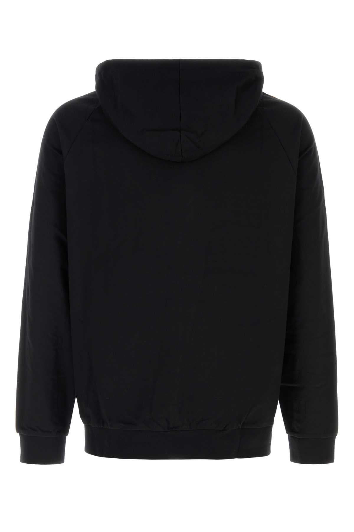 Boss Men Black Cotton Sweatshirt BOSS