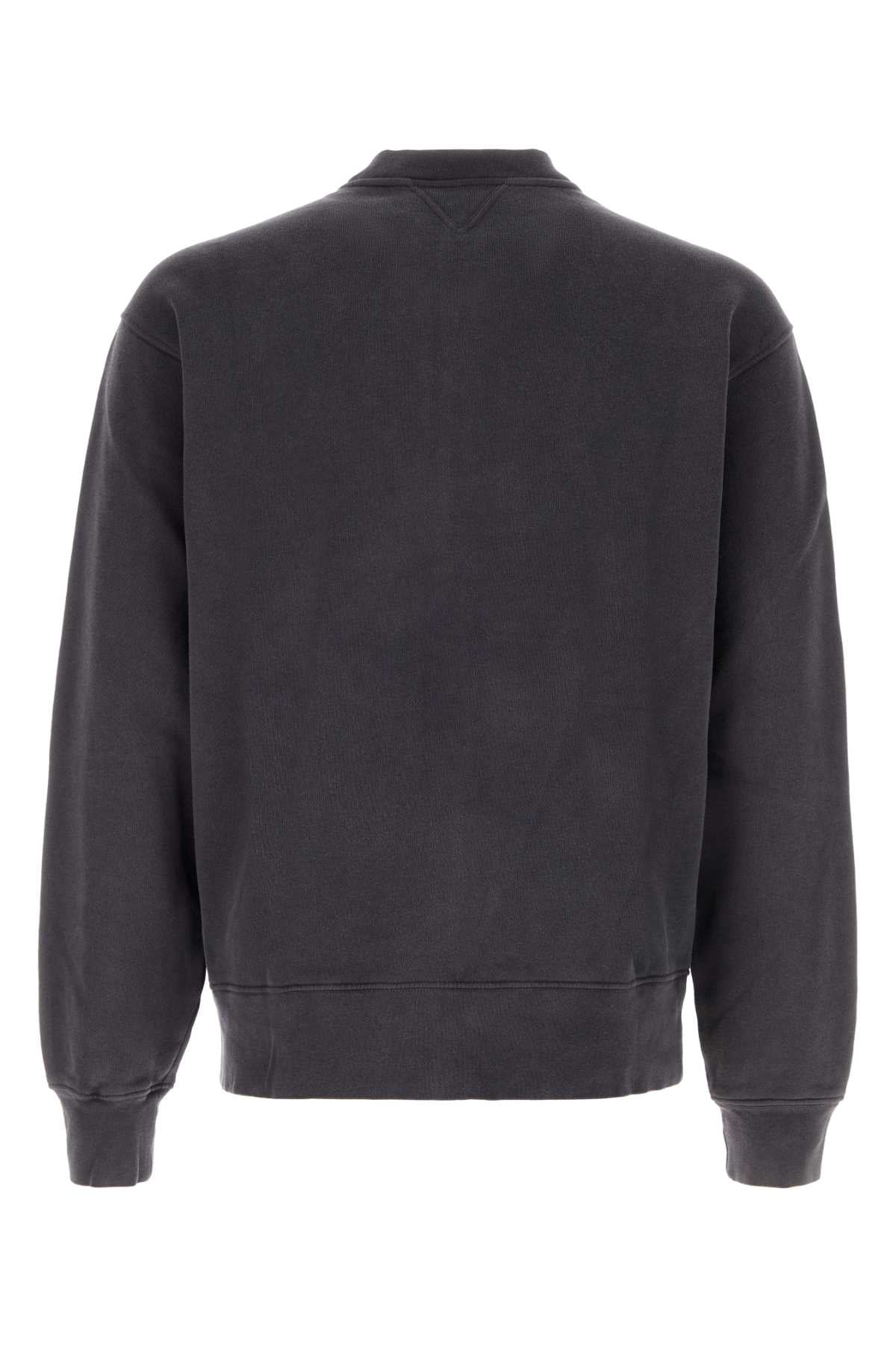 Our Legacy Men Plum Cotton Rift Sweatshirt OUR LEGACY