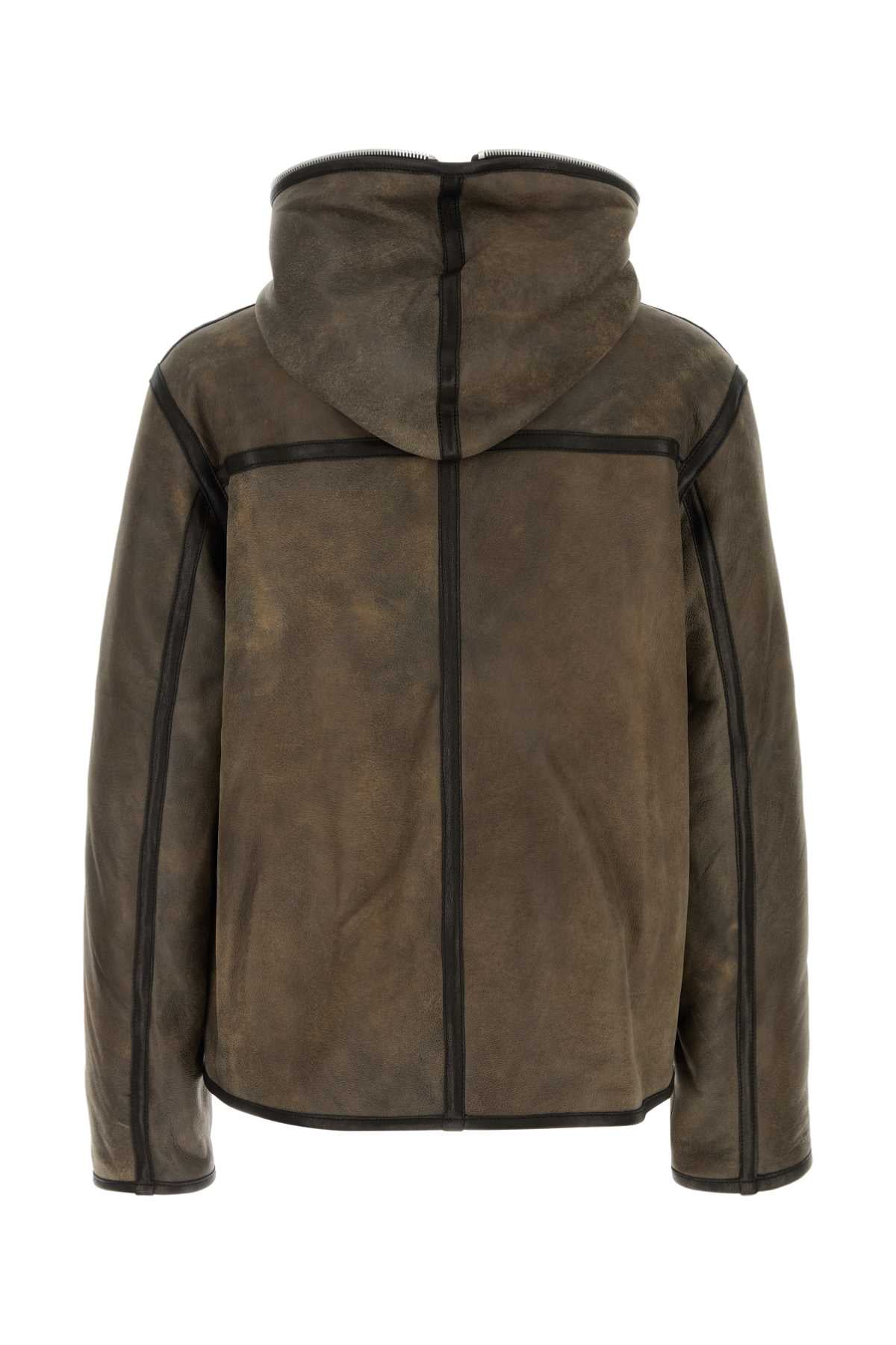 Our Legacy Men Mud Shearling Jacket OUR LEGACY