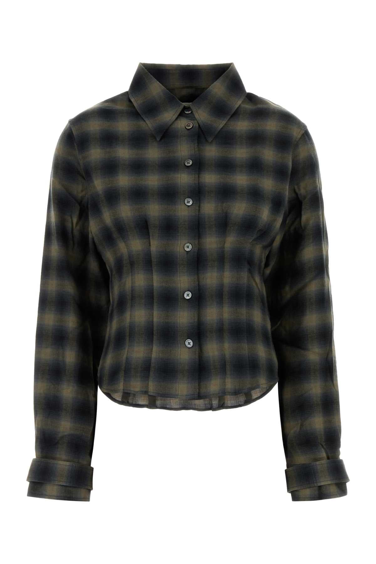 Our Legacy Women Embroidered Cotton Blend Shirt OUR LEGACY