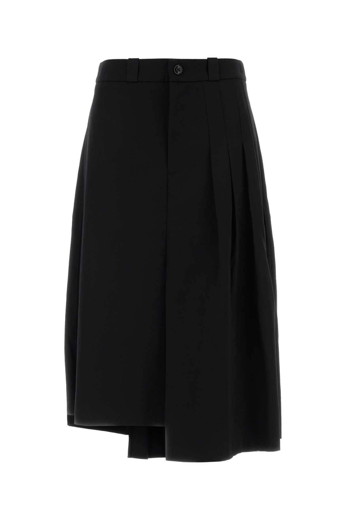 Our Legacy Women Black Gabardine Origami Skirt OUR LEGACY