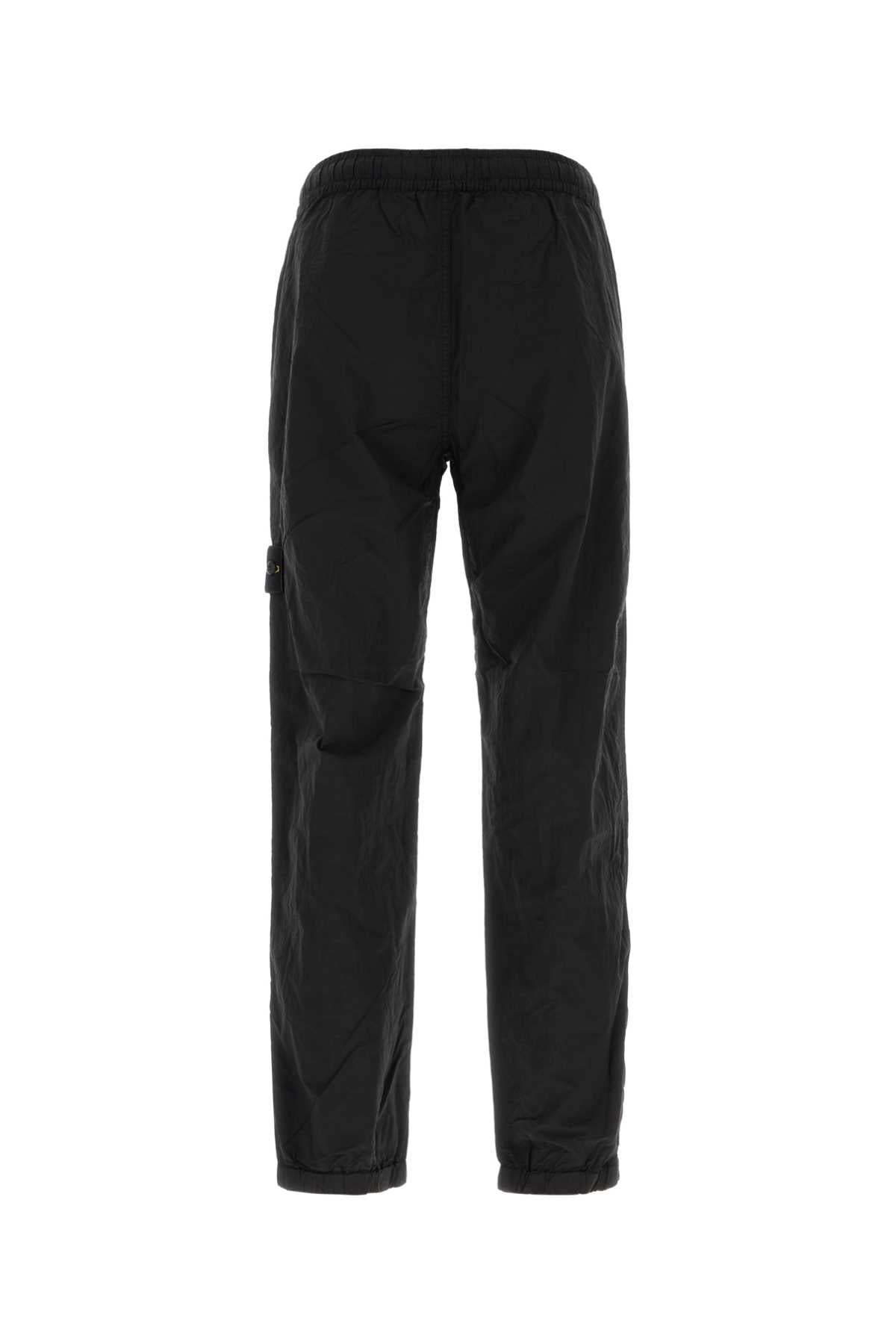 Stone Island Men Black Nylon Pant STONE ISLAND