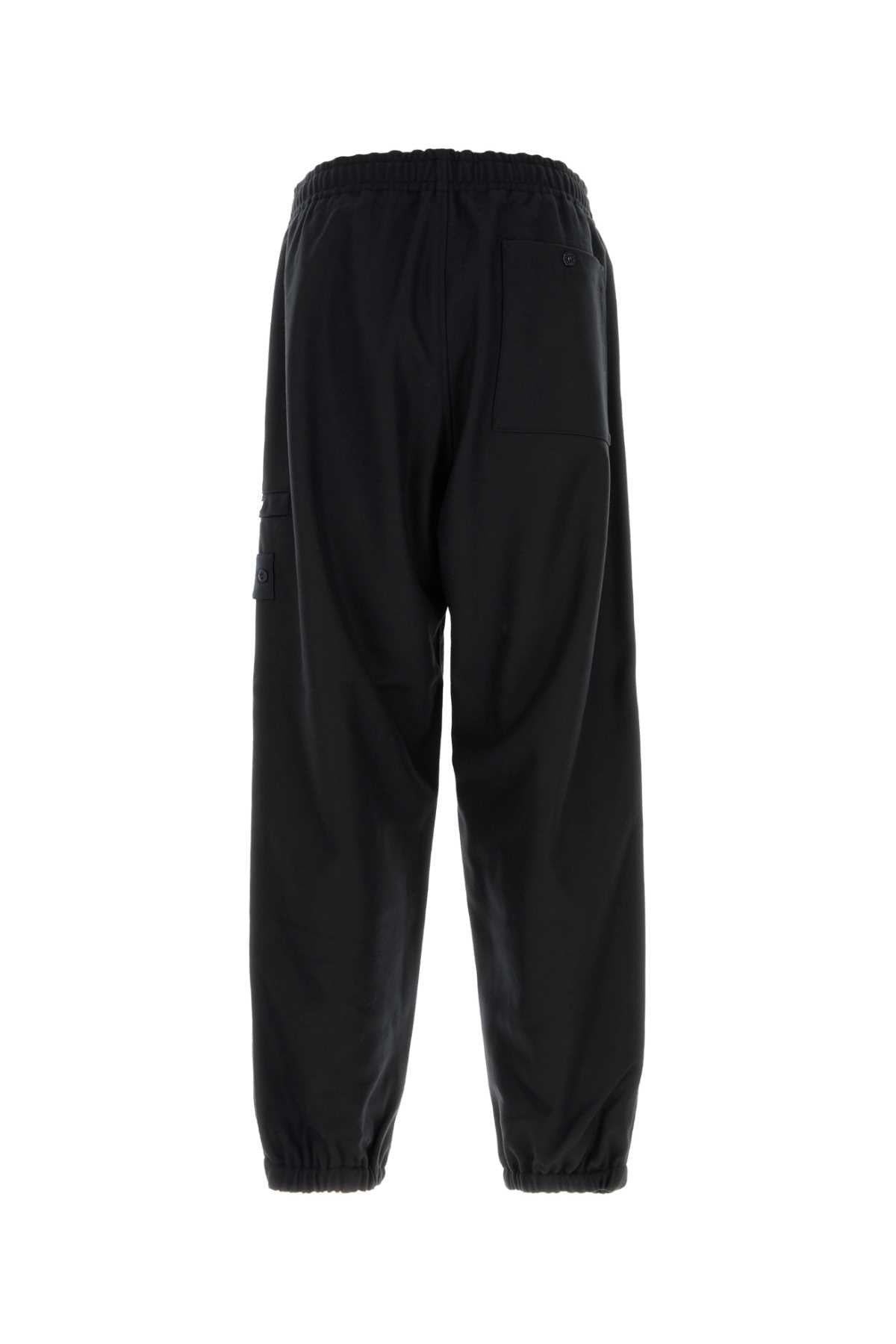Stone Island Men Midnight Blue Wool Blend Pant STONE ISLAND