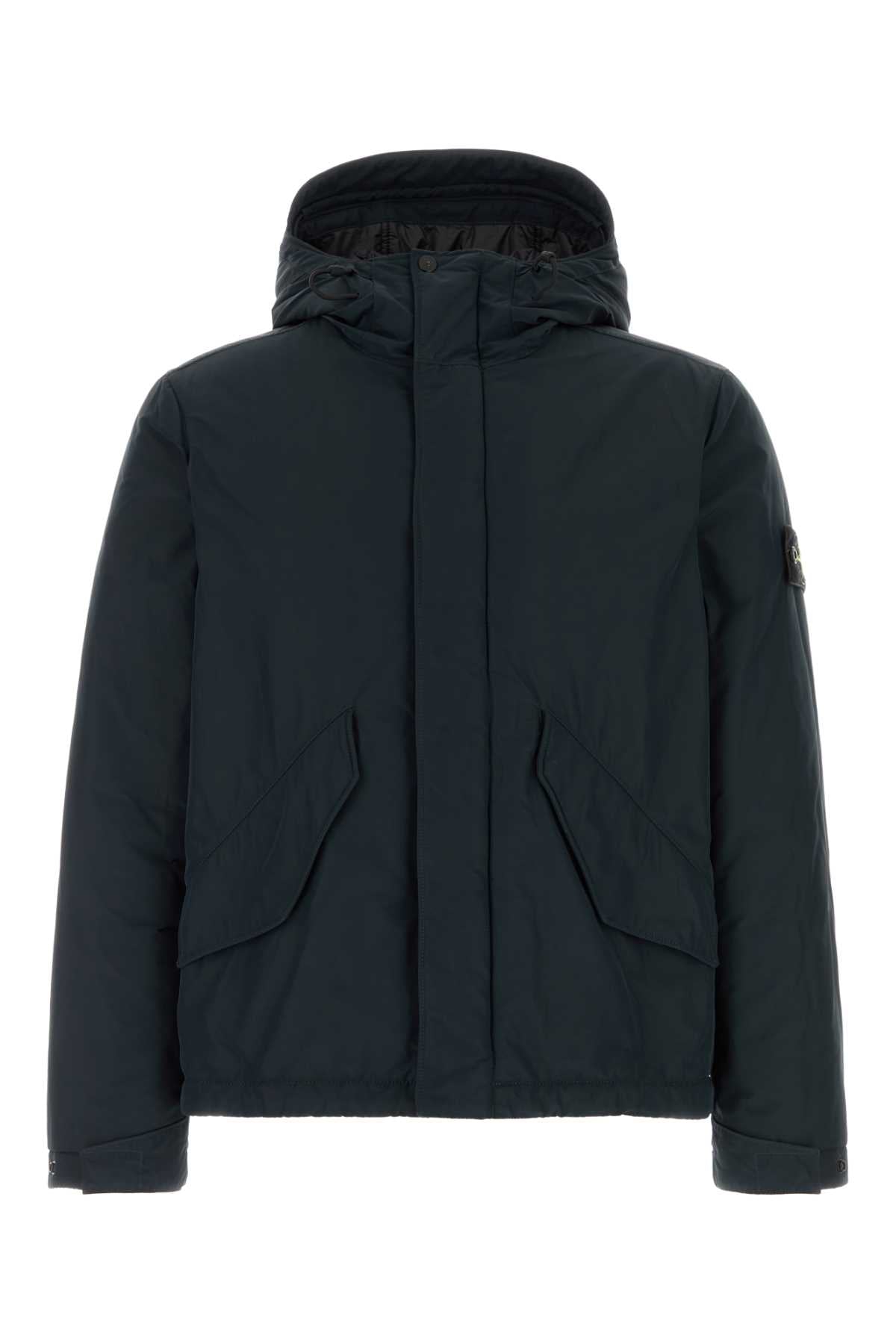 Stone Island Men Midnight Blue Polyester Blend Padded Jacket STONE ISLAND