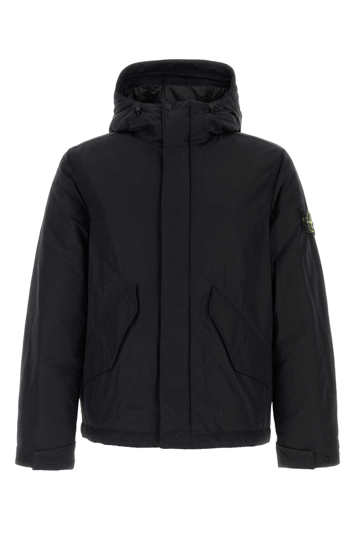 Stone Island Men Black Polyester Blend Padded Jacket STONE ISLAND
