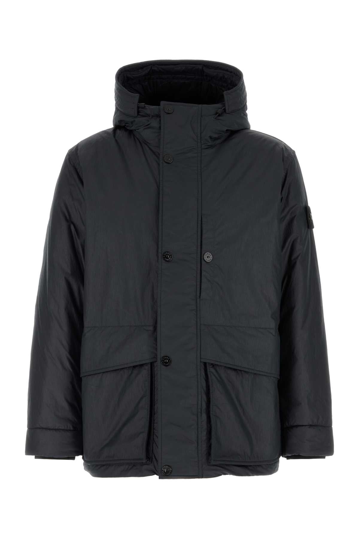 Stone Island Men Midnight Blue Nylon And Polyester Parka STONE ISLAND