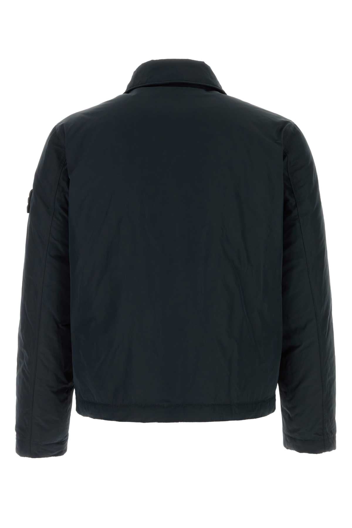 Stone Island Men Midnight Blue Polyester Blend Down Jacket STONE ISLAND