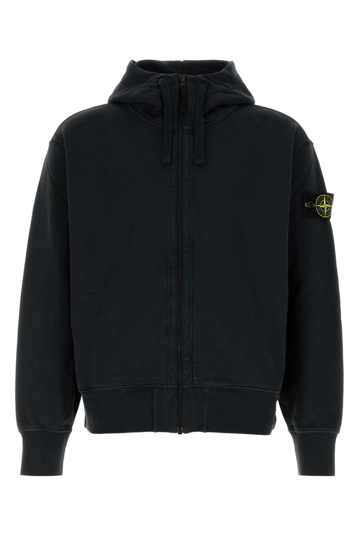 Stone Island Men Black Cotton Sweatshirt STONE ISLAND