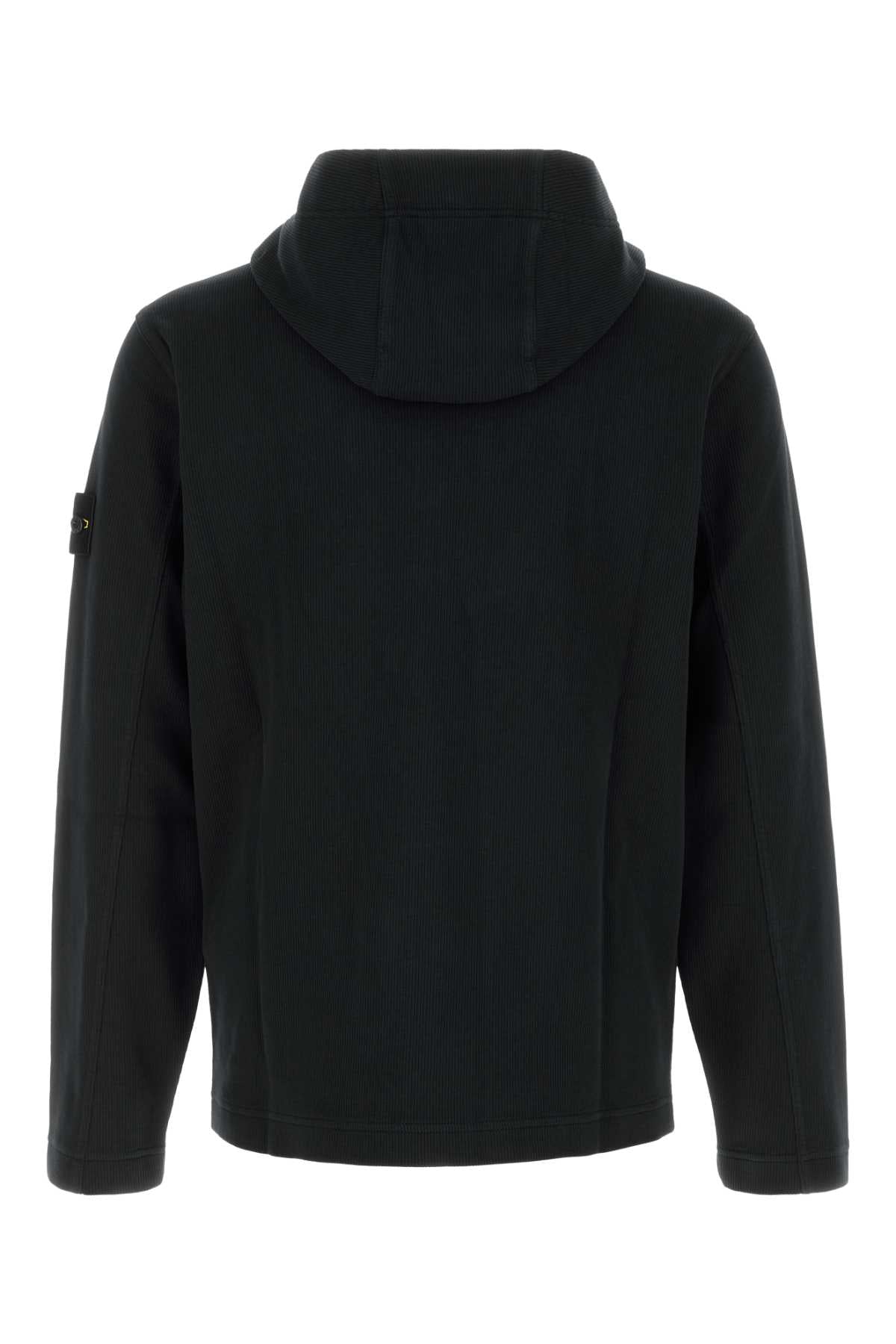 Stone Island Men Black Cotton Sweatshirt STONE ISLAND