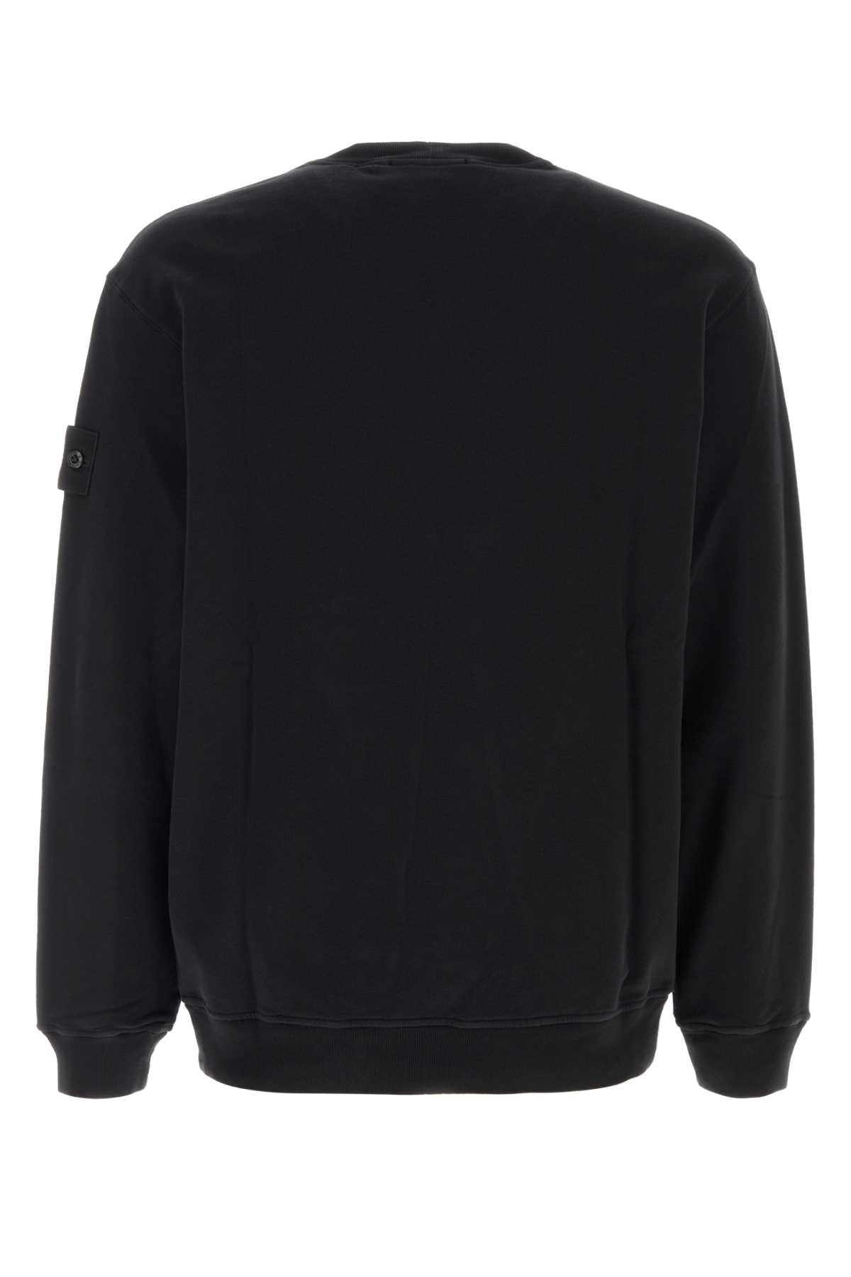 Stone Island Men Slate Stretch Cotton Sweatshirt STONE ISLAND