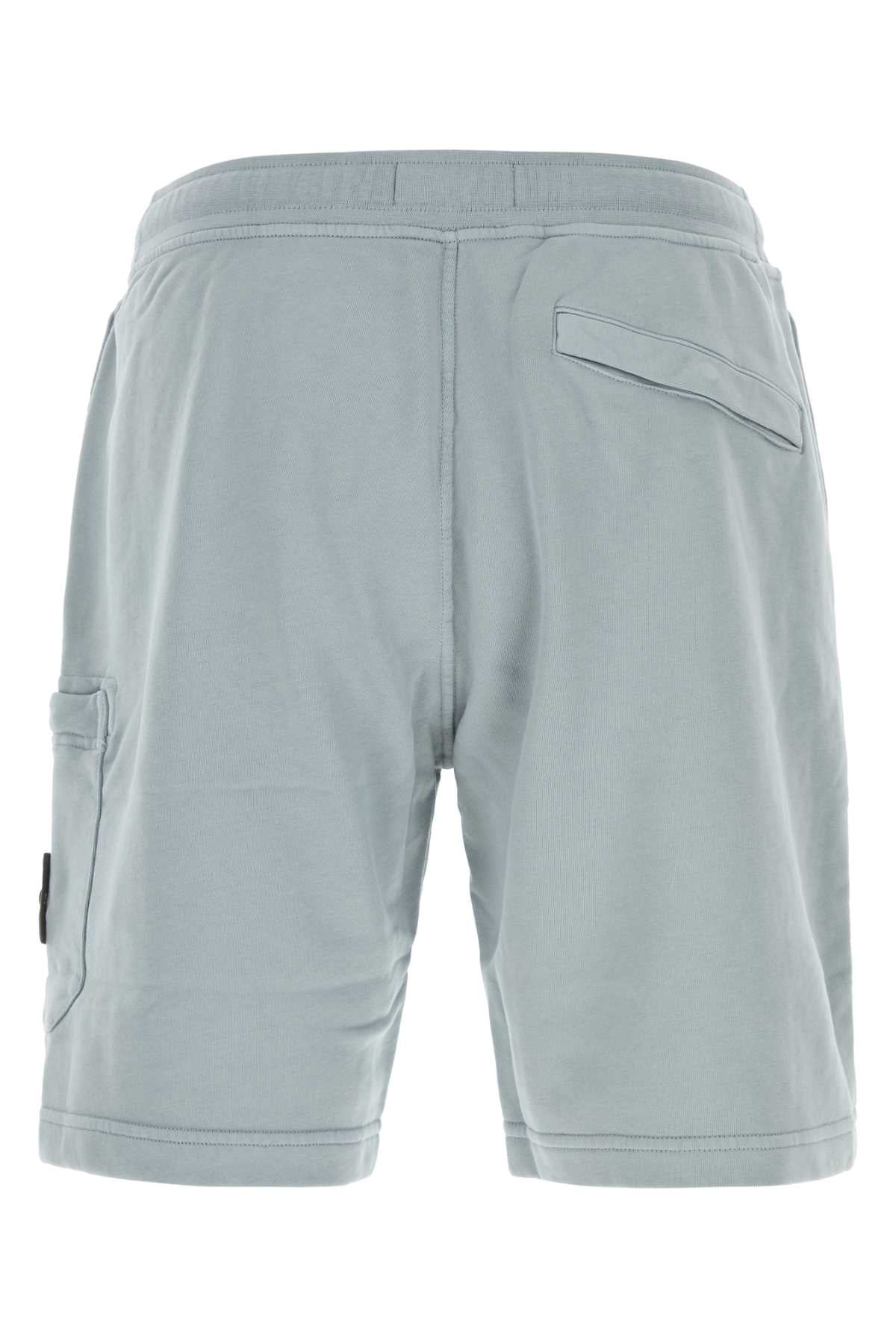 Stone Island Men Powder Pink Cotton Bermuda Shorts STONE ISLAND